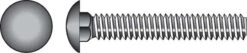 Hillman 3/8 In. X 5-1/2 In. L Zinc-Plated Steel Carriage Bolt 50 Pk