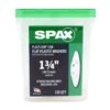 SPAX Plasti-Grip Polypropylene 1-3/4 In. Flat Washer 100 Pk