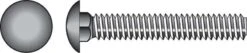 Hillman 3/8 In. X 3-1/2 In. L Zinc-Plated Steel Carriage Bolt 50 Pk