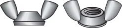 Hillman 3/8 In. Zinc-Plated Steel SAE Wing Nut 100 Pk