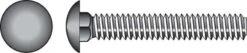 Hillman 5/16 In. X 4-1/2 In. L Zinc-Plated Steel Carriage Bolt 50 Pk