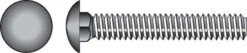 Hillman 3/8 In. X 1-1/4 In. L Zinc-Plated Steel Carriage Bolt 100 Pk