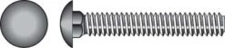 Hillman 1/2 In. X 3-1/2 In. L Zinc-Plated Steel Carriage Bolt 25 Pk