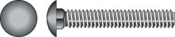 Hillman 1/2 In. X 2-1/2 In. L Hot Dipped Galvanized Steel Carriage Bolt 50 Pk