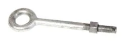 Baron 1/2 In. X 8 In. L Hot Dipped Galvanized Steel Eyebolt Nut Included