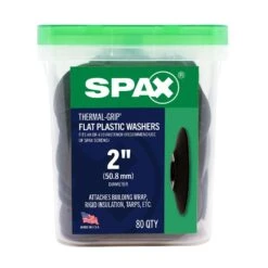 SPAX Thermal-Grip Plastic 2 In. Flat Washer 80 Pk