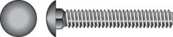 Hillman 1/2 In. X 5 In. L Zinc-Plated Steel Carriage Bolt 25 Pk