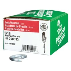 Hillman 9/16 In. D Zinc-Plated Steel Split Lock Washer 50 Pk