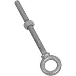 National Hardware 1/2 In. X 6 In. L Hot Dipped Galvanized Steel Eyebolt Nut Included