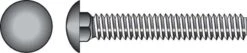 Hillman 5/16 In. X 1-1/2 In. L Zinc-Plated Steel Carriage Bolt 100 Pk