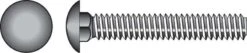 Hillman 3/8 In. X 6-1/2 In. L Zinc-Plated Steel Carriage Bolt 50 Pk