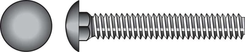 Hillman 1/2 In. X 6 In. L Zinc-Plated Stainless Steel Carriage Bolt 10 Pk 3 Hillman 1/2 In. X 6 In. L Zinc-Plated Stainless Steel Carriage Bolt 10 Pk