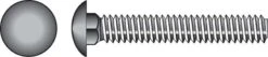 Hillman 3/16 In. X 2 In. L Zinc-Plated Steel Carriage Bolt 100 Pk