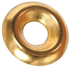 Hillman Brass-Plated Brass .215 In. Countersunk Finish Washer 100 Pk