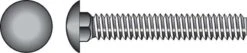 Hillman 1/4 In. X 3/4 In. L Zinc-Plated Steel Carriage Bolt 100 Pk