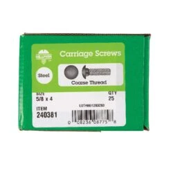 Hillman 5/8 In. X 4 In. L Zinc-Plated Steel Carriage Bolt 25 Pk -Hill Bolts Shop 9886e1bd 7054 46af b235 8f30b6c7511b