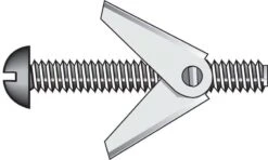 Hillman 1/4 In. D X 5 In. L Round Steel Toggle Bolt 50 Pk