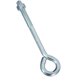 National Hardware 5/8 In. X 10 In. L Zinc-Plated Steel Eyebolt Nut Included