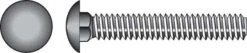 Hillman 3/8 In. X 1 In. L Hot Dipped Galvanized Steel Carriage Bolt 100 Pk
