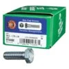 Hillman M12-1.75 Mm D X 35 Mm L Heat Treated Steel Hex Head Cap Screw 30 Pk