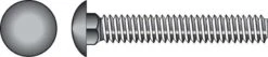 Hillman 1/2 In. X 10 In. L Zinc-Plated Steel Carriage Bolt 25 Pk