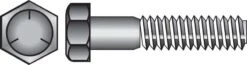 Hillman 1/4 In. D X 5 In. L Heat Treated Zinc Steel Hex Head Cap Screw 100 Pk