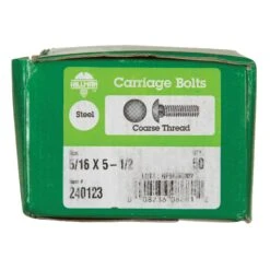 Hillman 5/16 In. X 5-1/2 In. L Zinc-Plated Steel Carriage Bolt 50 Pk -Hill Bolts Shop d0e65e7d 4b11 413a 9fed d2e0b9d13241
