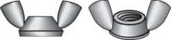 Hillman 10 In. Cold Forged Stainless Steel USS Wing Nut 100 Pk