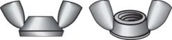 Hillman 1/2 In. Zinc-Plated Steel SAE Wing Nut 50 Pk