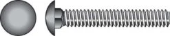 Hillman 3/8 In. X 3-1/2 In. L Hot Dipped Galvanized Steel Carriage Bolt 50 Pk