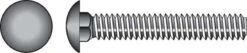 Hillman 1/2 In. X 2-1/2 In. L Stainless Steel Carriage Bolt 25 Pk