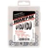 Hillman Homepak Assorted In. Stainless Steel SAE Nuts And Washers Kit 100 Pk