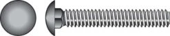Hillman 1/2 In. X 2 In. L Zinc-Plated Steel Carriage Bolt 50 Pk