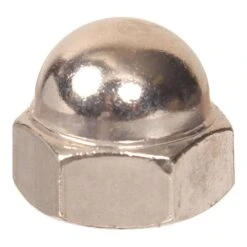 Hillman #10-24 Nickel Steel USS Acorn Nut 100 Pk