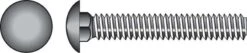 Hillman 1/4 In. X 1-1/2 In. L Stainless Steel Carriage Bolt 50 Pk